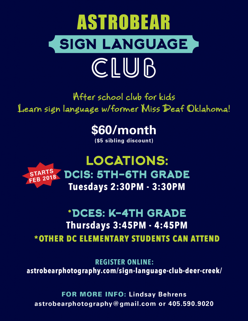 Deer Creek Sign Language Club
